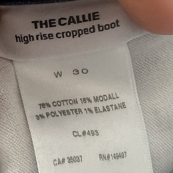 Joe's Women's Denim Jeans Light Wash The Callie High Rise Cropped Boot Size 30 - Picture 5 of 9